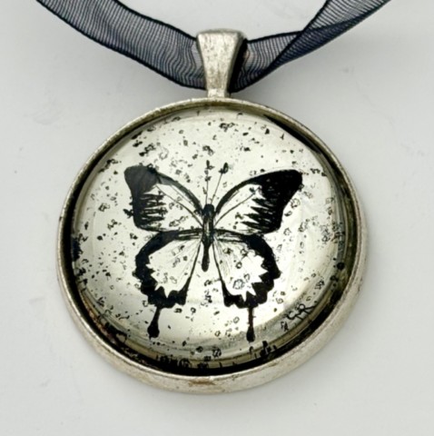 white gold leaf Ulysees Butterfly