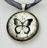 white gold leaf Ulysees Butterfly